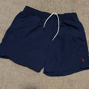 Navy Polo Ralph Lauren Bathing Suit